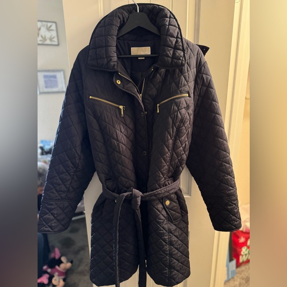 Navy Blue Micheal Kors Coat 2x - Picture 1 of 3